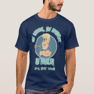 T-shirt aucun rasage, aucune coupe de cheveux, aucun