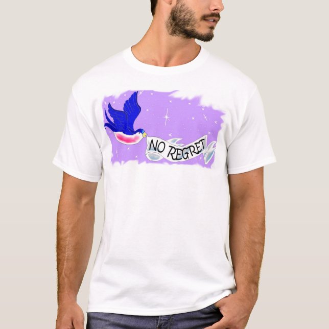 T-shirt aucun regret (3) (Devant)