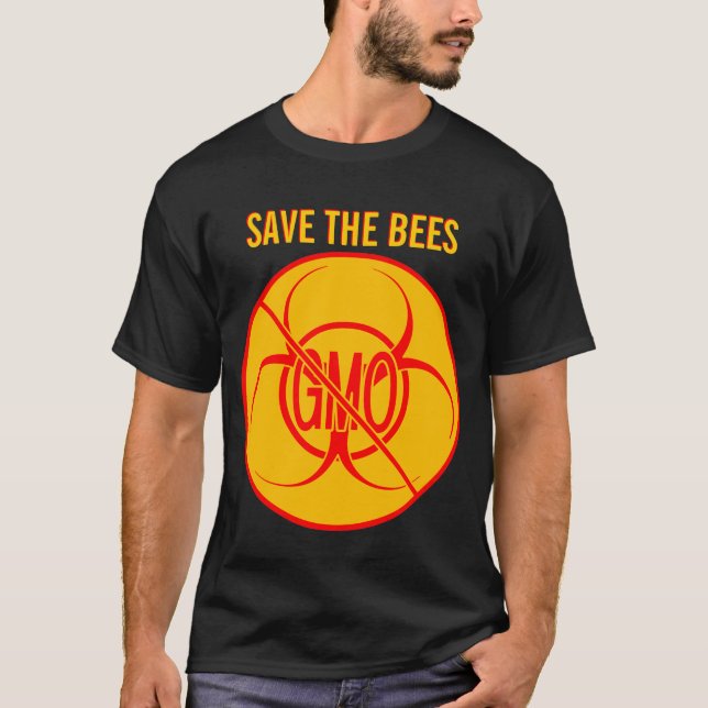 T-shirt Aucun risque GMO de chemises de GMO bio (Devant)