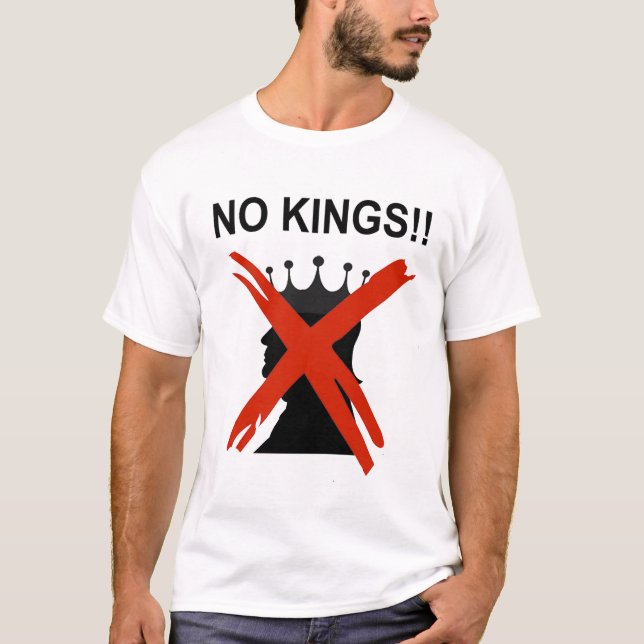 T-SHIRT AUCUN ROI (Devant)