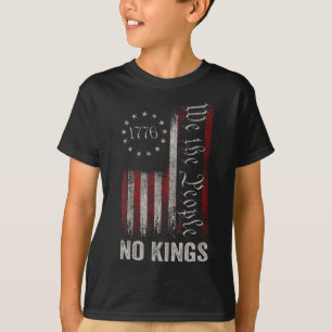 T-shirt Aucun Rois En Amérique Depuis 1776 4 juillet Indep