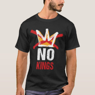 T-shirt Aucun Rois En Amérique Depuis 1776 Anti Monarchy O