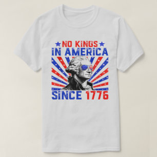 T-shirt Aucun rois en Amérique depuis 1776 Distressed USA