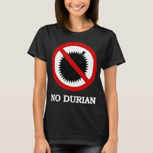 T-shirt AUCUN signe de fruit tropical de durian