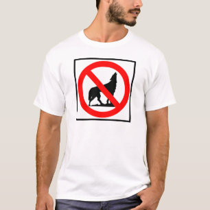 T-shirt Aucun signe de route de loups