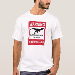 T-shirt Aucun signe de violation de propriété (T-Rex)