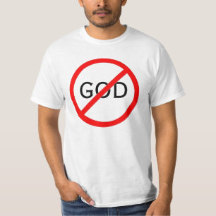 T-shirt Aucun symbole de Dieu