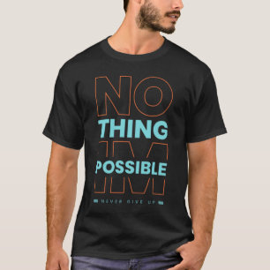 T-shirt Aucun thème impossible - chemises pour hommes