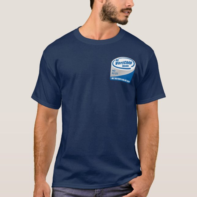 T-shirt Aucun Verichip à l'intérieur (Devant)