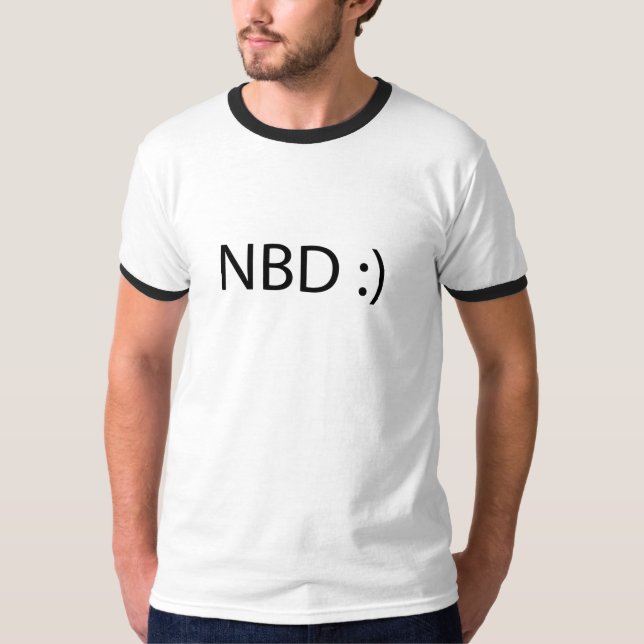 T-shirt Aucune affaire (Devant)
