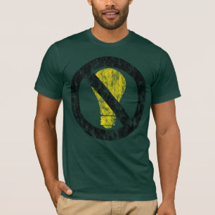 T-shirt aucune ampoule à incandescence