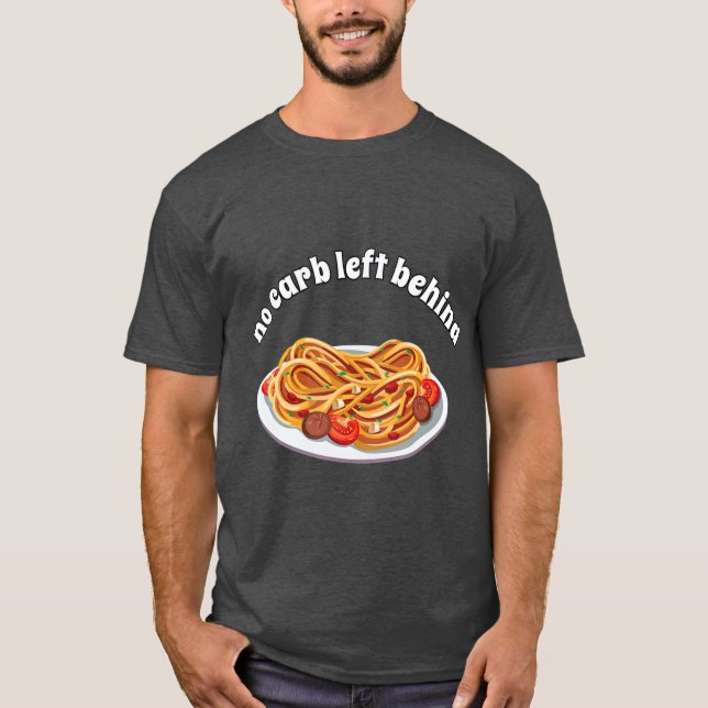 T-SHIRT AUCUNE CARTE RESTÉE DERRIÈRE SPAGHETTI (Devant)