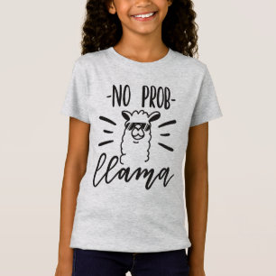 T-Shirt Aucune conception de lama de Prob