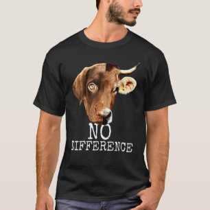 T-shirt Aucune différence Pro Végétalien Végétarien Animal
