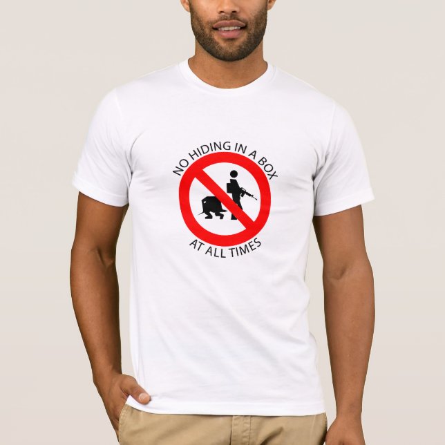 T-shirt Aucune dissimulation (Devant)
