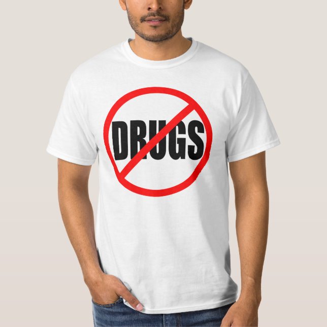 T-SHIRT "AUCUNE DROGUE " (Devant)