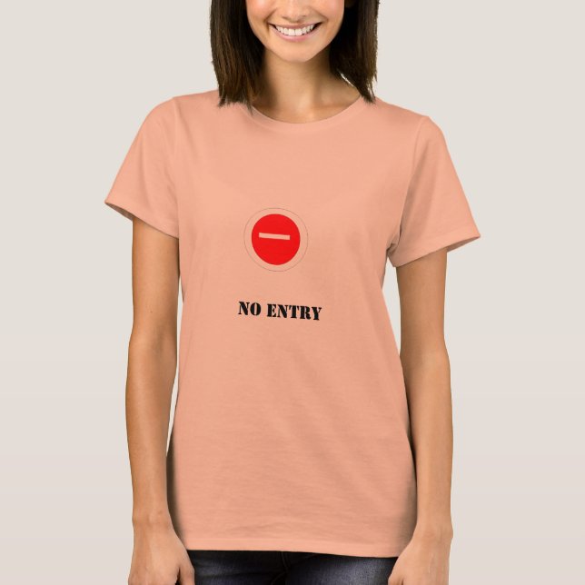 T-shirt Aucune entrée (Devant)
