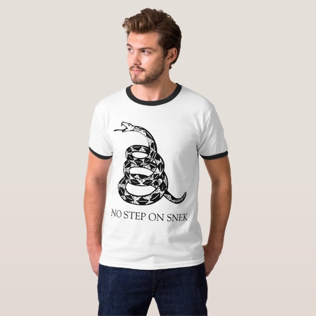 T-shirt Aucune étape sur Snek (Devant entier)