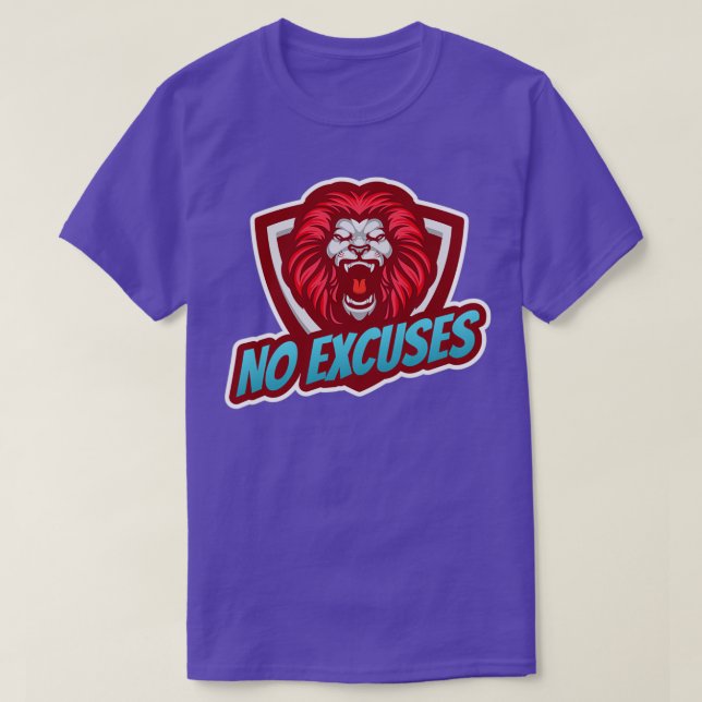 T-shirt Aucune excuse (Design devant)