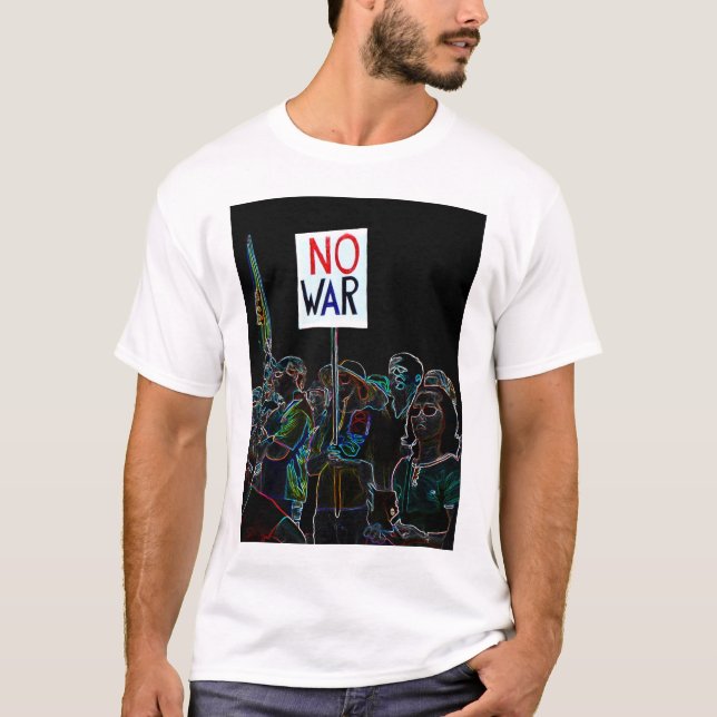 T-shirt Aucune guerre (Devant)