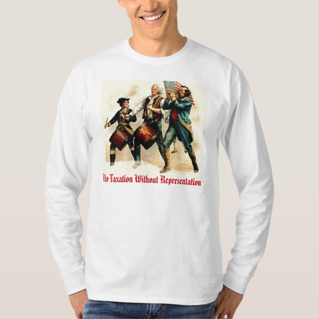 T-shirt Aucune imposition sans représentation (Devant)