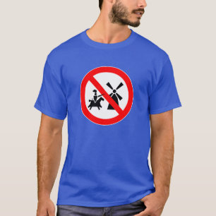T-shirt Aucune inclinaison aux moulins à vent