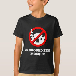 T-shirt Aucune mosquée de point zéro