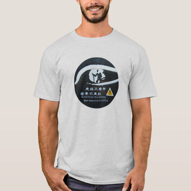 T-shirt Aucune observation en marchant (Devant)