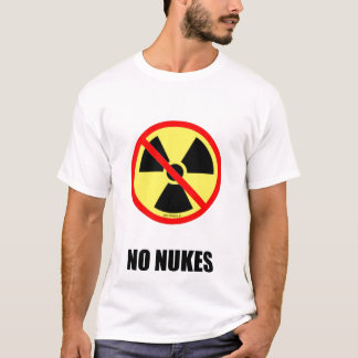 T-SHIRT AUCUNE PIÈCE EN T D'ARMES NUCLÉAIRES