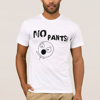 T-shirt Aucune pièce en t de pantalon