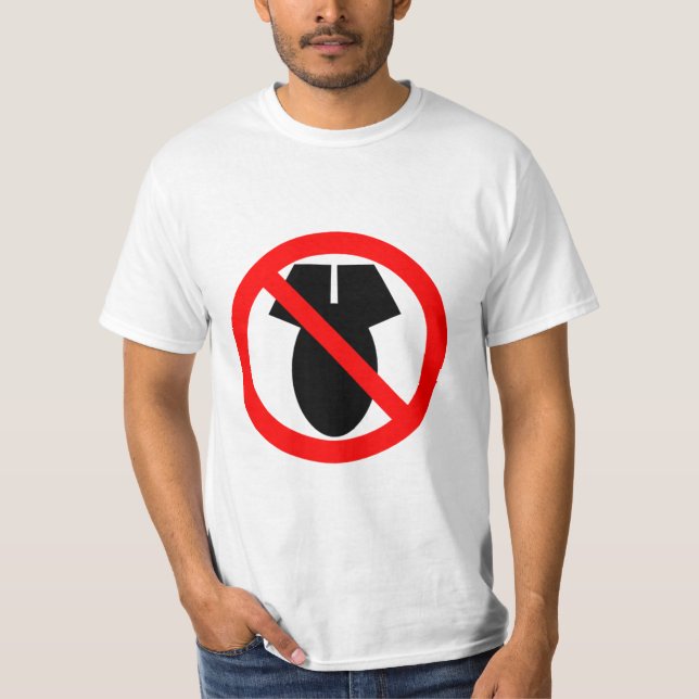 T-shirt Aucunes armes nucléaires (Devant)