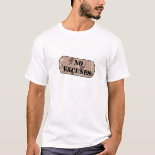 T-shirt Aucunes excuses Dogtag (Camo)