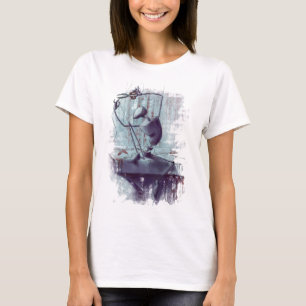 T-shirt Aucunes ficelles jointes, ficelles de coupe de