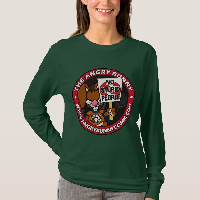 T-shirt Aucunes personnes stupides (Devant)