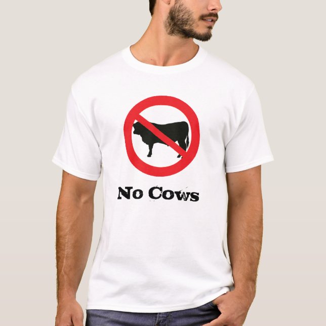 T-shirt Aucunes vaches permises (Devant)