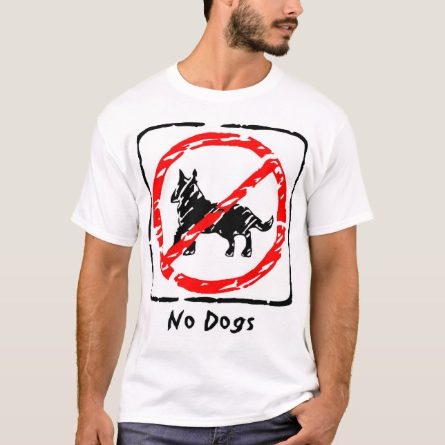 T-shirt Aucuns chiens (Devant)