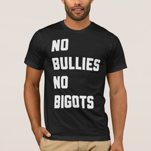 T-shirt Aucuns despotes aucuns bigots (Devant)