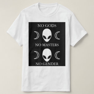 T-shirt AUCUNS DIEUX AUCUNS MAÎTRES AUCUN style 2 de GENR