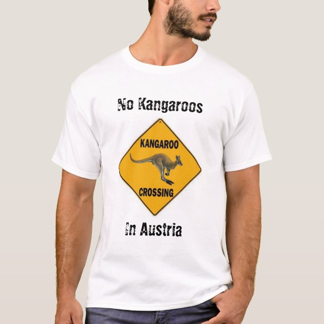 T-shirt Aucuns kangourous en Autriche (Devant)