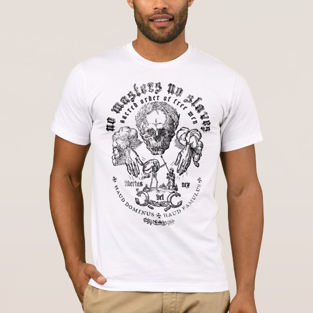 T-shirt Aucuns maîtres aucune chemise de graphique (Devant)