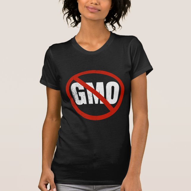 T-shirt AUCUNS OGM Anti-GMO (Devant)