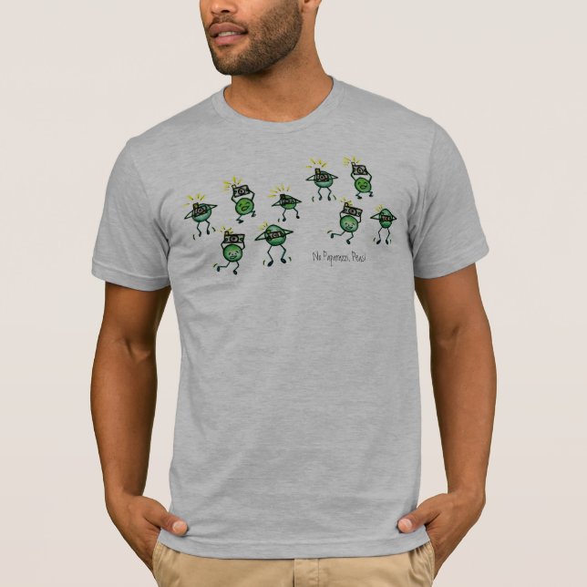 T-shirt Aucuns pois de paparazzi, pièce en t (Devant)