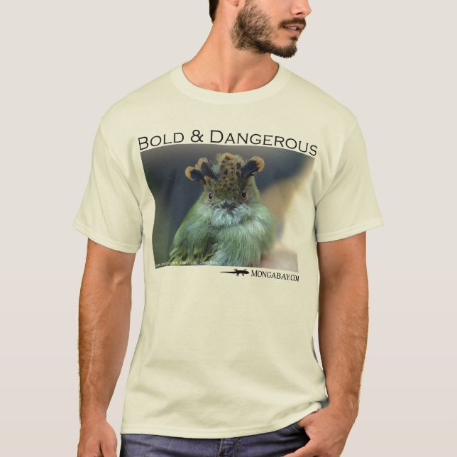 T-shirt Audacieux et dangereux - tyran pygméen (Devant)
