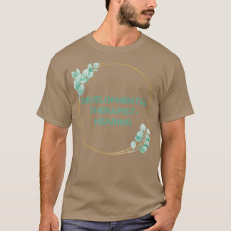 T-shirt Audience de développeur-thérapeute dans un cercle