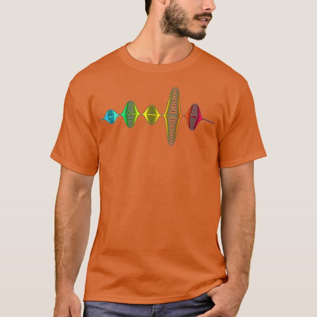 T-shirt Audio Engineer Sound Technician Waves Music DJ (Devant)