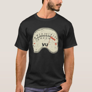 T-shirt Audio Engineer Vu Meter pour Audio Technician Soun