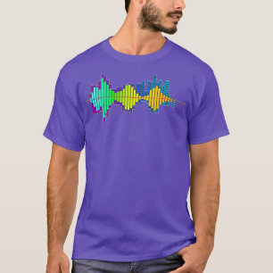 T-shirt Audio Sound Waves Music Musicien DJ Premium