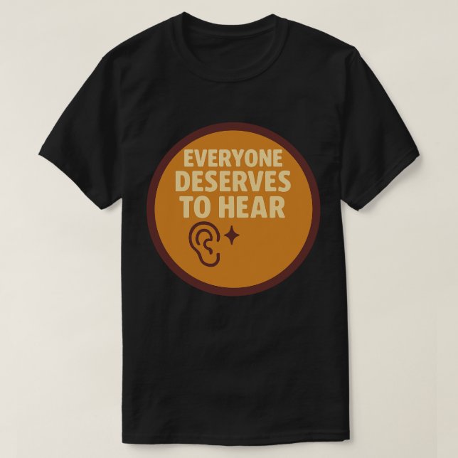 T-shirt Audiologie (Design devant)