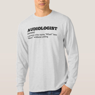 T-shirt Audiologiste - Définition du poste de témoin