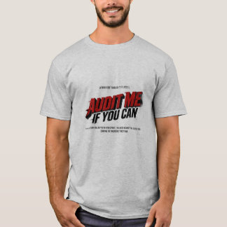 T-shirt Audit Me If You Can Funny Accountant Movie Parody 